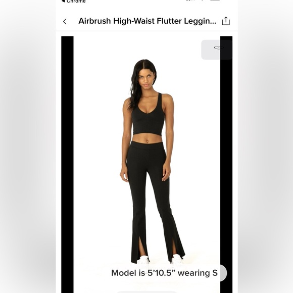 ALO // high waist flutter legging - Picture 7 of 8